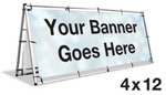 A-Frame Banner Stand 4'x12'