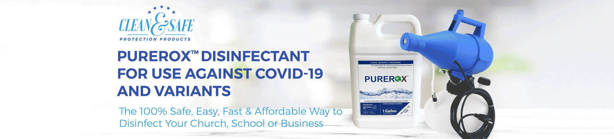 Purerox Covid-19 Disinfectant kills viruses in just 60 seconds