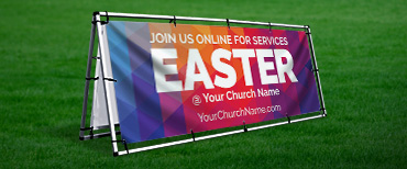 Easter Indoor and Outdoor Banners