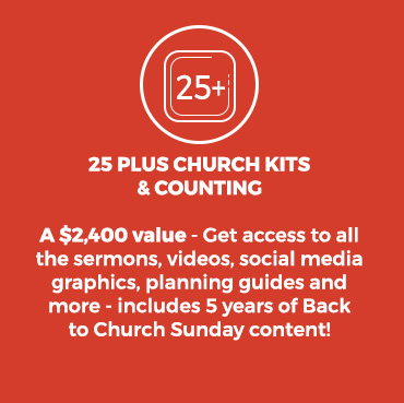 25 plus Sermon Series Church Kits and Counting a $2,400 value