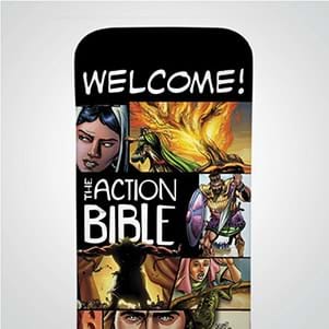 Children's Ministry Wall Décor and Murals: Huge wall graphics and banners from the best-selling The Action Bible