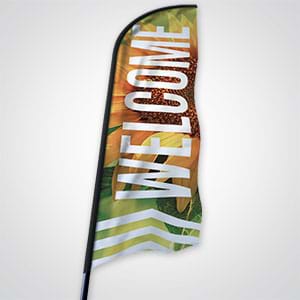 Church Banners and Signs: Flag banners grab the attention of people driving by your church