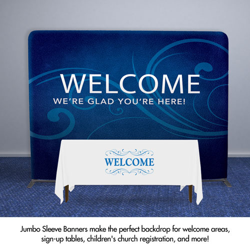 Banners, Welcome, Bright Meadow Welcome, 9'8 x 7'2 3