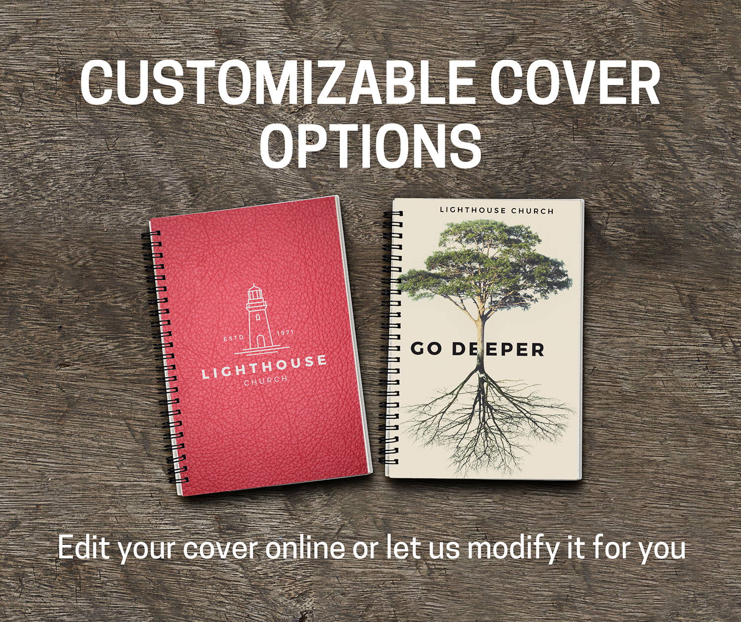 Journals, Lined Journal: Cover: Full Custom 4
