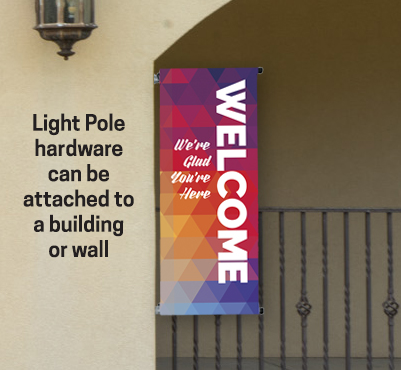 Banners, 2 x 5 Light Pole Banner: Full Design, 2' x 5' 4