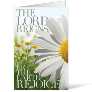 The Lord Reigns 8.5 x 14 Bulletins
