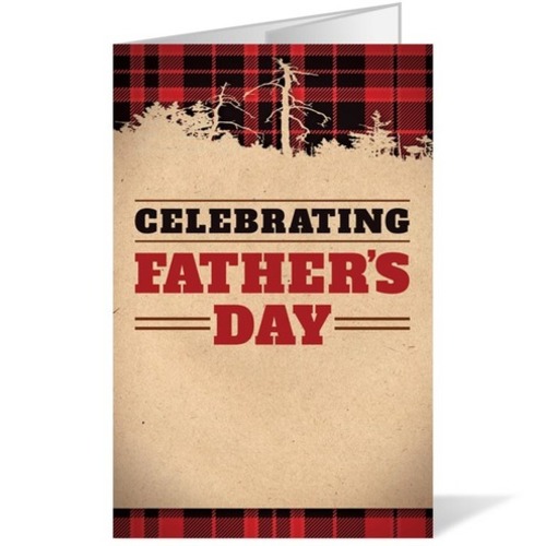 Bulletins, Summer - General, Father's Day Plaid 8.5 x 14, 8.5 x 14