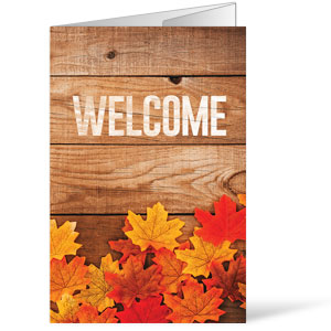 Welcome Fall Leaves Bulletins
