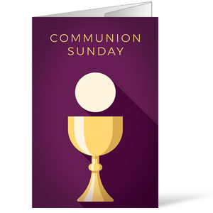 Contemporary Communion Bulletins