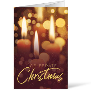 Celebrate Christmas Candles Bulletins