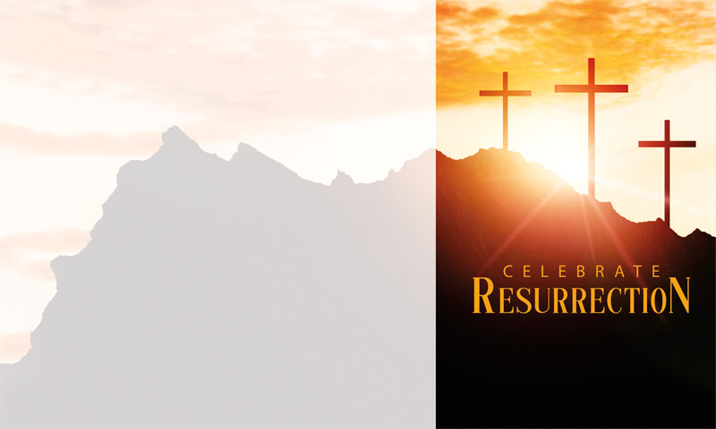 Bulletins, Easter, Resurrection Sunday, 8.5 x 14