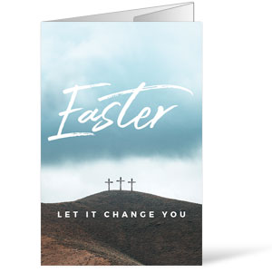 Easter Let It Change You Bulletins
