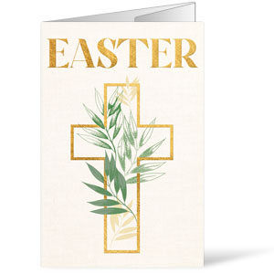 Easter Lily Cross Bulletins