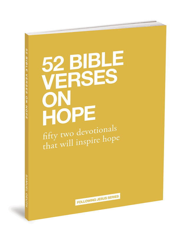 Outreach Books, Back To Church Sunday, 52 Bible Verses on Hope