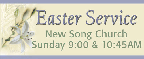 Banners, Easter, Easter Hope - 10, 4' x 10'