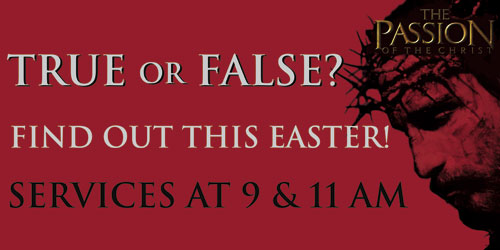 Banners, Easter, True or False? - 8, 4' x 8'