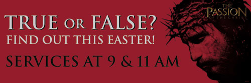 Banners, Easter, True or False? - 12, 4' x  12'