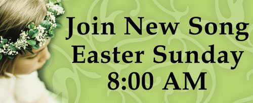 Banners, Easter, Easter to Remember - 4 x 10, 4' x 10'