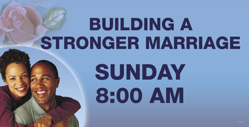 Banners, Sermon Series, Strong Marriage - AFA - 8, 4' x 8'