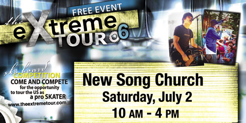 Banners, Extreme Tour 4 x 8, 4' x 8'
