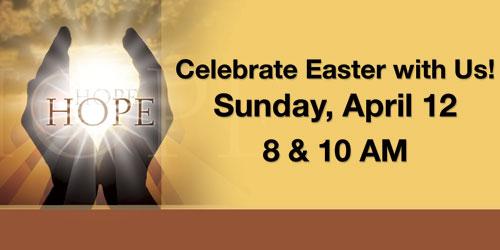 Banners, Easter, Hope Hands - 8, 4' x 8'