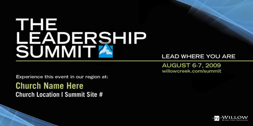 Banners, Events, WCA Leadership Summit 09 - 8, 4' x 8'