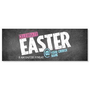 Easter At Chalk - 3x8 ImpactBanners