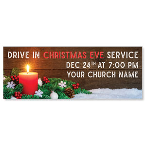 Drive In Christmas Candle ImpactBanners
