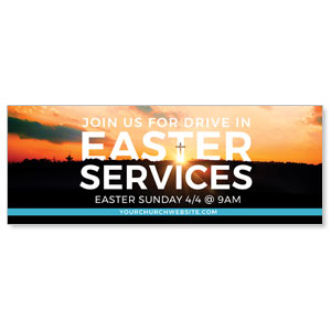 Drive In Easter Services ImpactBanners