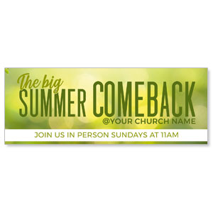 Big Summer Comeback ImpactBanners