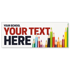 Enroll Pencils School Your Text ImpactBanners