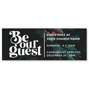 Be Our Guest Christmas ImpactBanners