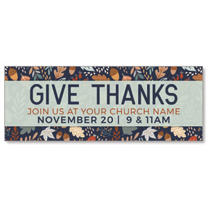 Autumn Give Thanks ImpactBanners