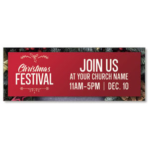 Christmas Festival Invite ImpactBanners