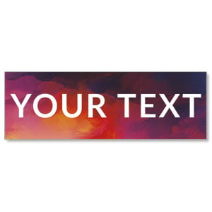 Vibrant Paint Your Text ImpactBanners