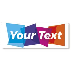 Vibrant Shapes Your Text 