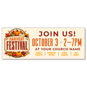 Harvest Festival Orange ImpactBanners