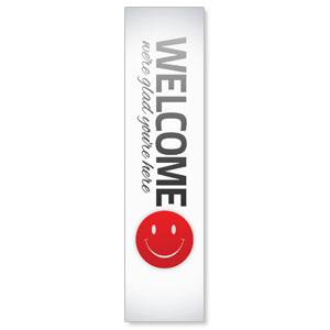 Pin Stripe Welcome Banners