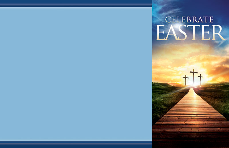 Bulletins, Easter, Easter Crosses Path  11 x 17, 11 x 17