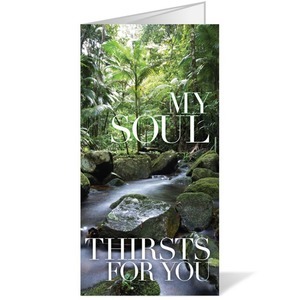 My Soul Thirsts 11 x 17 Bulletins