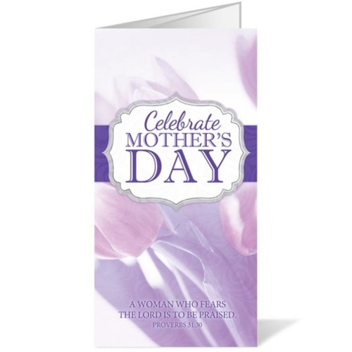 Bulletins, Mother's Day, Mothers Tulips 11 x 17, 11 x 17
