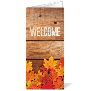 Welcome Fall Leaves Bulletins
