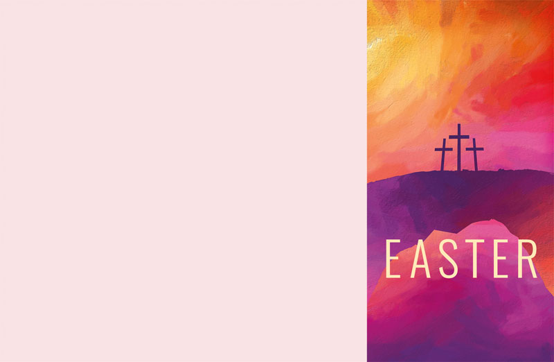 Bulletins, Easter, Calvary Paint, 11 x 17