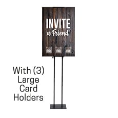 Dark Wood Invite A Friend Invitation Station 