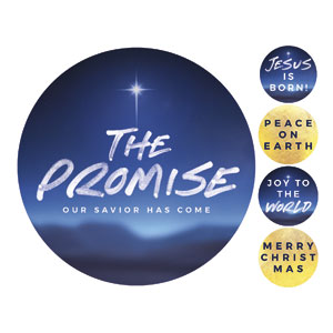 The Promise Contemporary Set Circle Handheld Signs