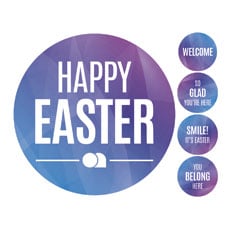Bright Gradient Easter Set 