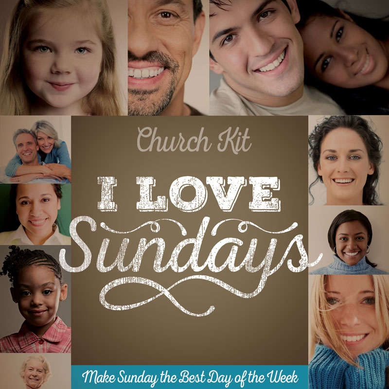 Campaign Kits, New Years, I Love Sundays Digital Church Kit