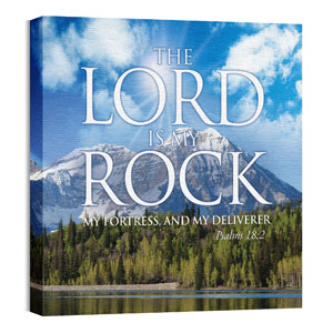 Lord My Rock 24 x 24 Canvas Prints