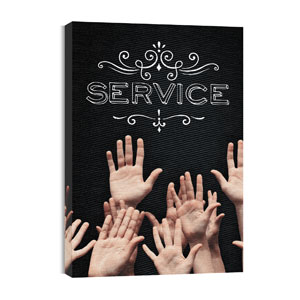 Chalk Service 24in x 36in Canvas Prints