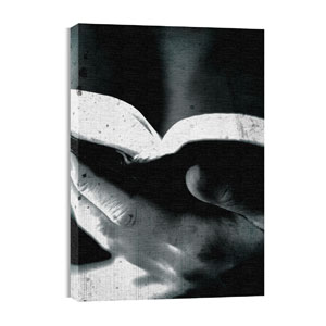 BW Bible 24in x 36in Canvas Prints